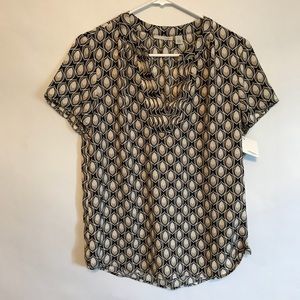 2/$20 Halogen Nordstrom rack vneck poly sm shirt